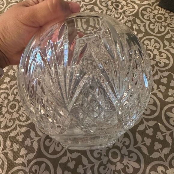 WATERFORD Crystal Archive 6” Rose Bowl Vintage New in Box Rare Signed - Picture 4 of 11